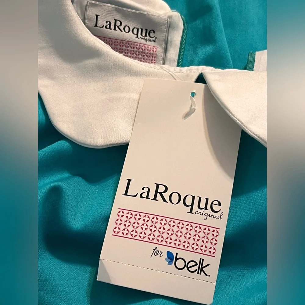LaRoque for belk 60s retro mini dress with Peter Pan collar nwt - Picture 4 of 5